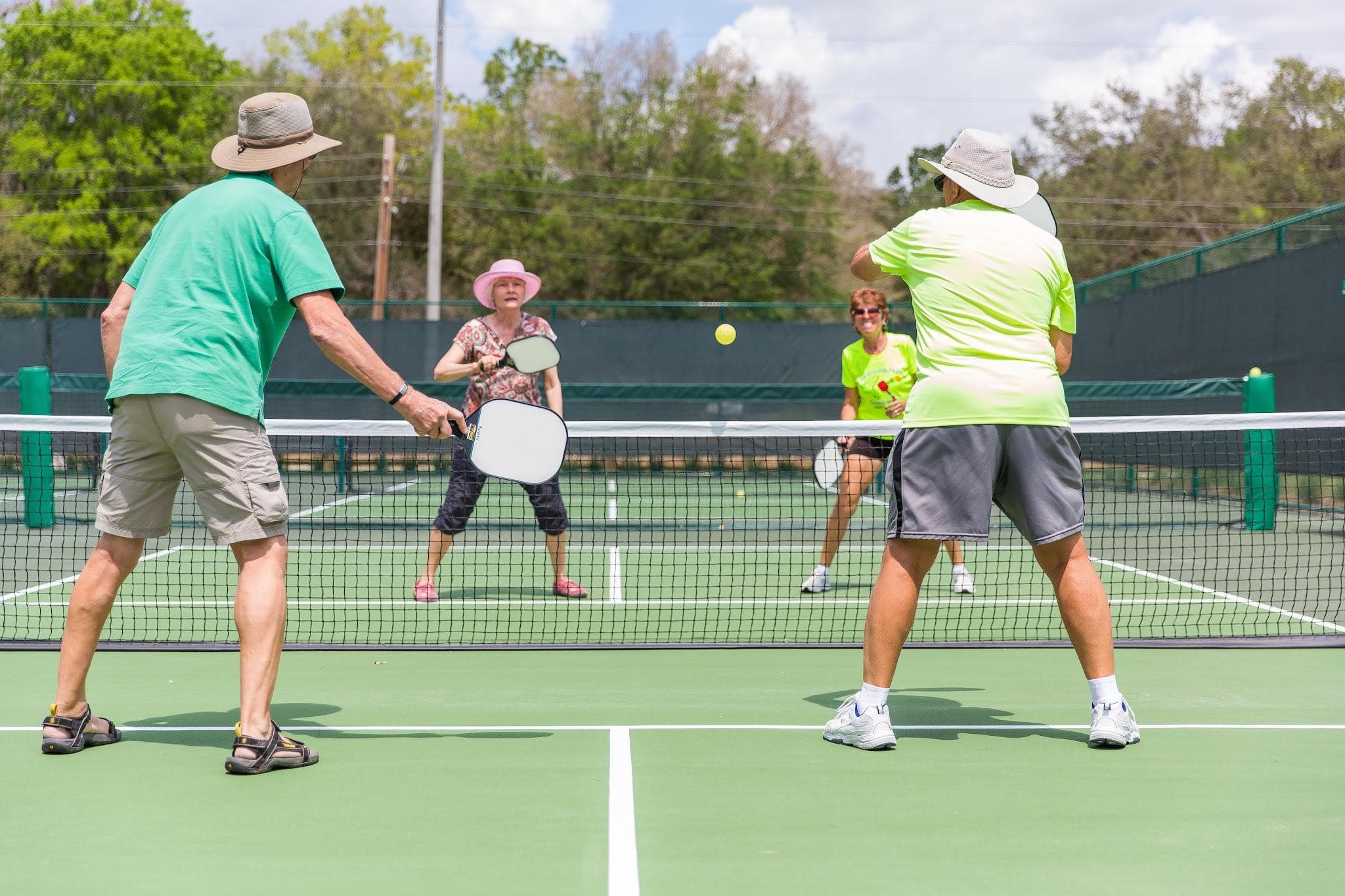 Pickleball play in East Bay, CA